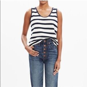 Madewell Coastland Tank Top in Stripe